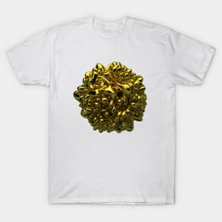 Gold Abstract Displacement T-Shirt